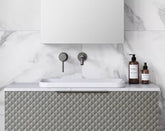 George Ceramic basin White Gloss, White Matt